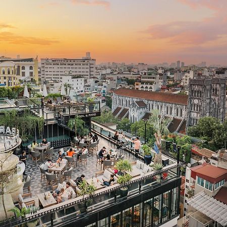 Grand Hotel Du Lac Ανόι Εξωτερικό φωτογραφία View of the rooftop bar
